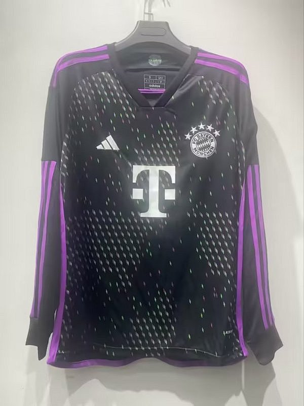23-24 Bayern Away Long Sleeve Jerseys
