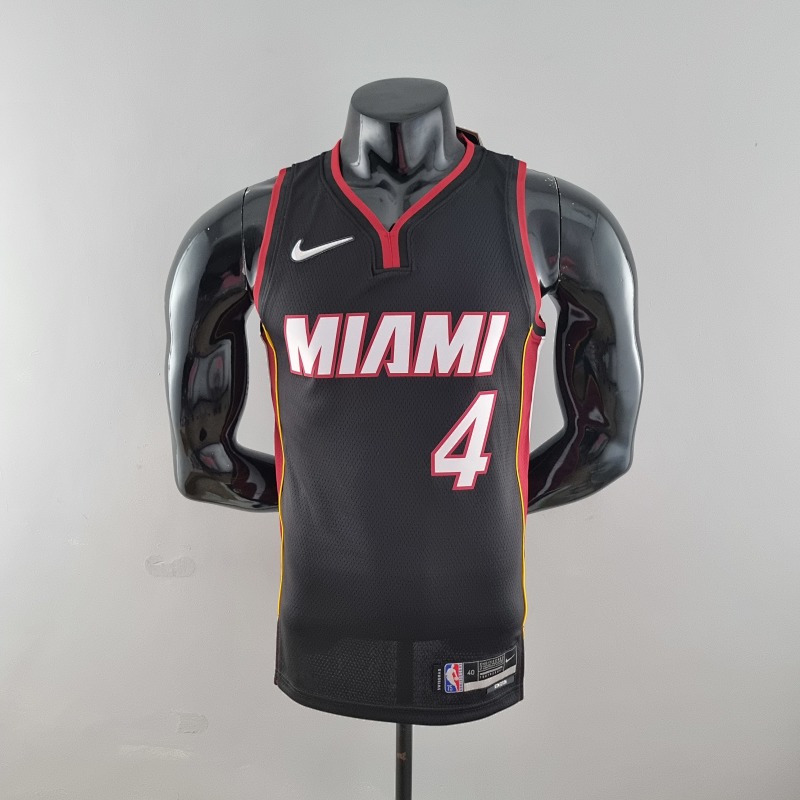 75th Anniversary Miami Heat OLADIPO#4 black NBA Jersey S-XXL