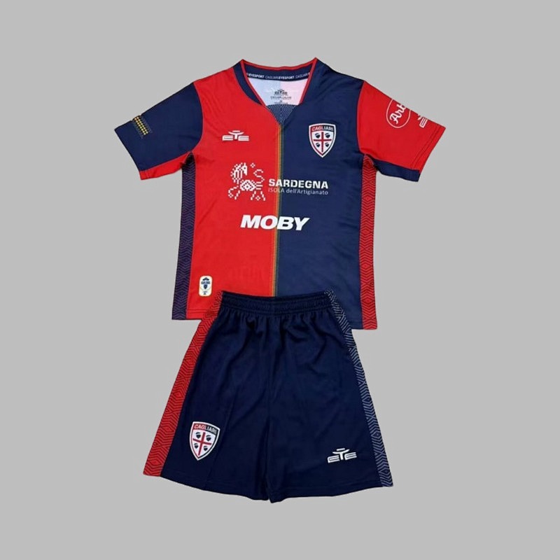 25-26 Cagliari Home Kids Jerseys