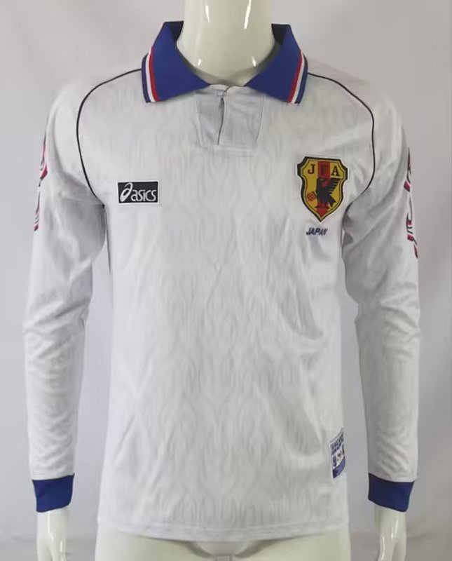 1998 Japan Away Retro Long Sleeves Jerseys
