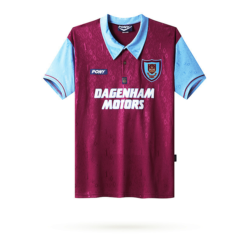 1995-97 West Ham United Home Retro Jerseys