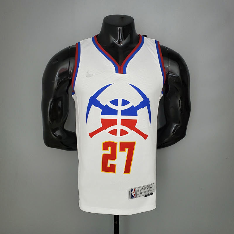 2021 MURRAY#27 Nuggets Bonus Edition White NBA Jersey S-XXL