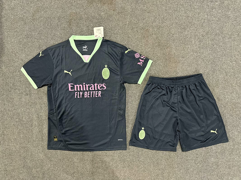 24-25 AC Milan Third Kids Jerseys