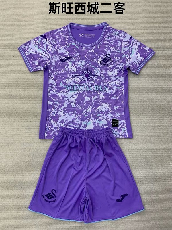 24-25 Swansea City Third Adults And Kids Jerseys