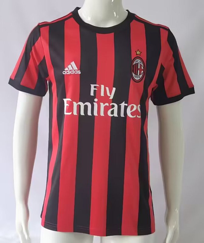 17-18 AC Milan Home Retro Jerseys