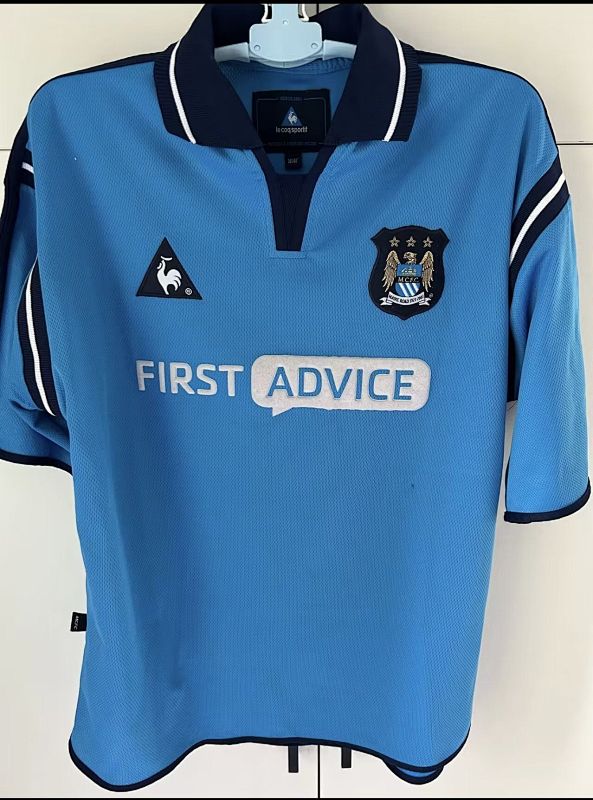 02-03 Manchester City Home Retro Jerseys