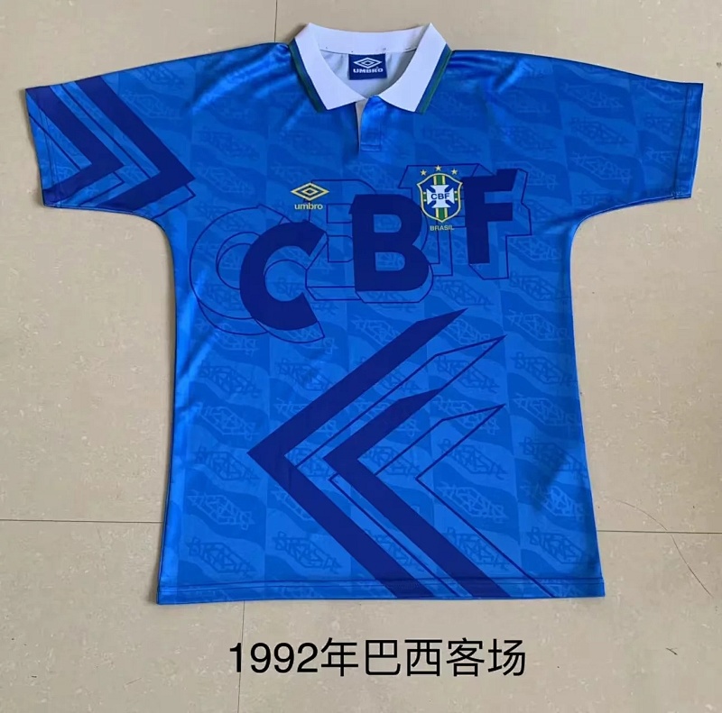 1992 Brazil Away Retro Jerseys
