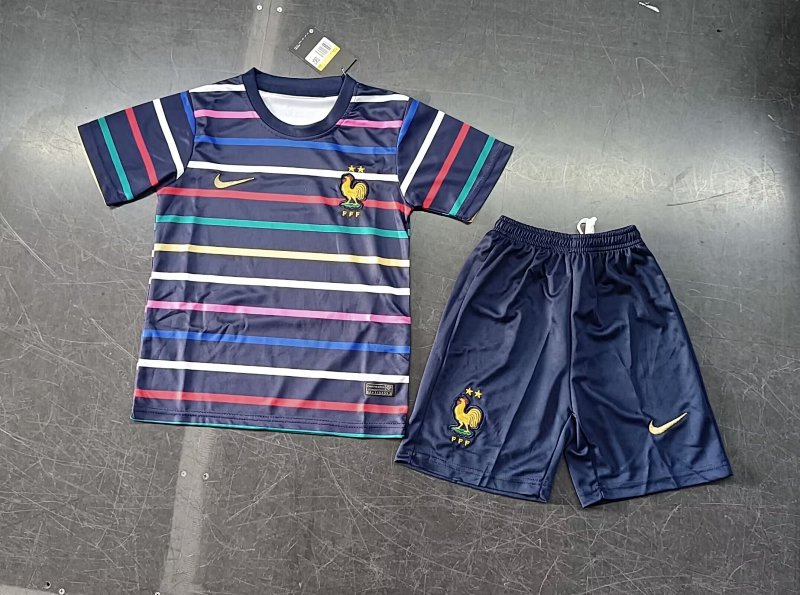 2024 France Kids Training Jerseys