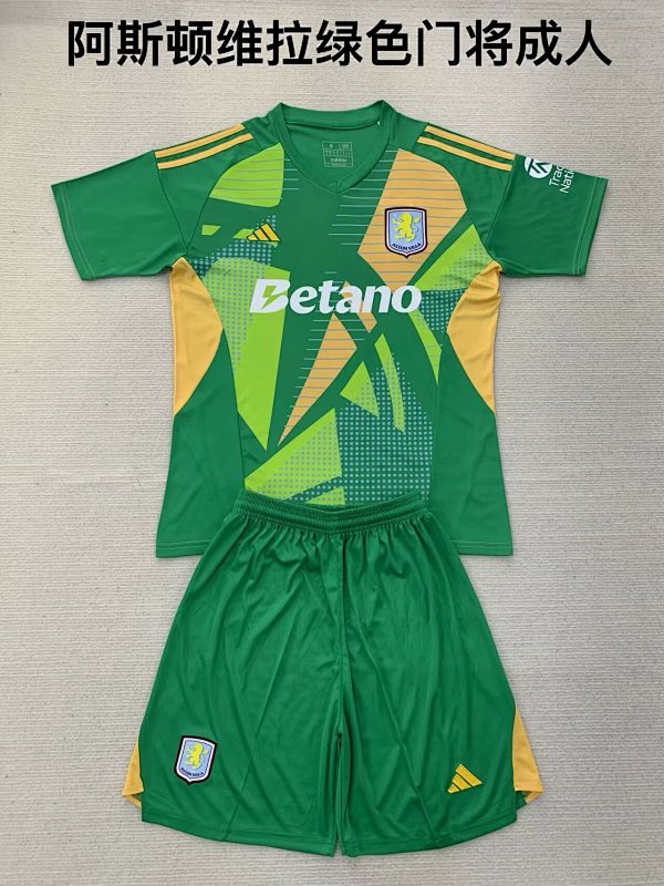 24-25 Aston Villa Goalkeeper Jerseys