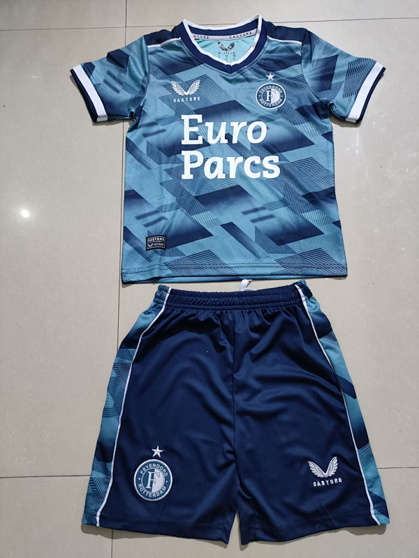 23-24 Feyenoord Away Kids Jerseys