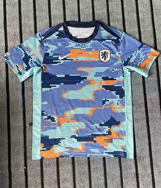 2024 Netherlands Pre-Match Jerseys