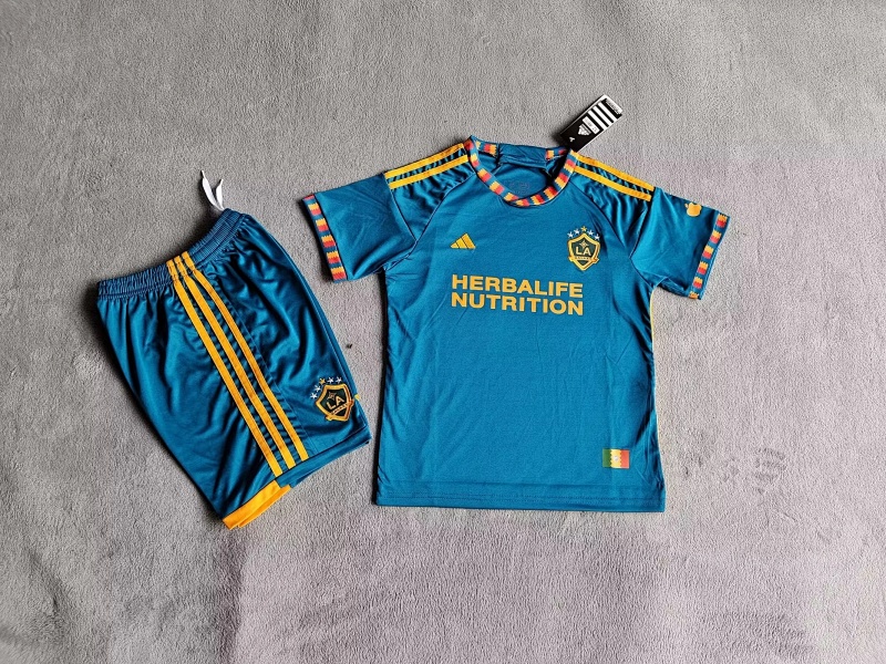 23-24 LA Galaxy Away Kids Jerseys