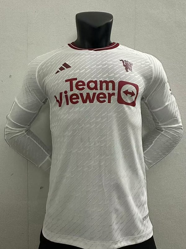 23-24 M-anchester U-nited Third Player Version Long Sleeve Jerseys