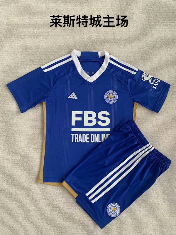 23-24 Leicester City Home Kids Jerseys