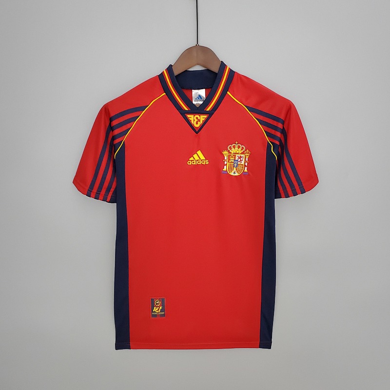 1998 Spain Home Retro Jerseys