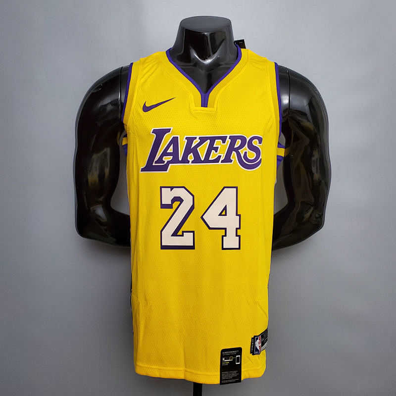 Bryant #24 Lakers yellow NBA jersey Size XS-XXL