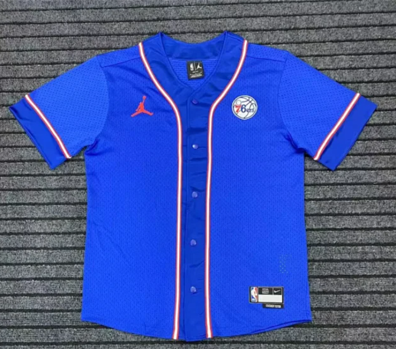2023 76ers Short Sleeve NBA Jersey