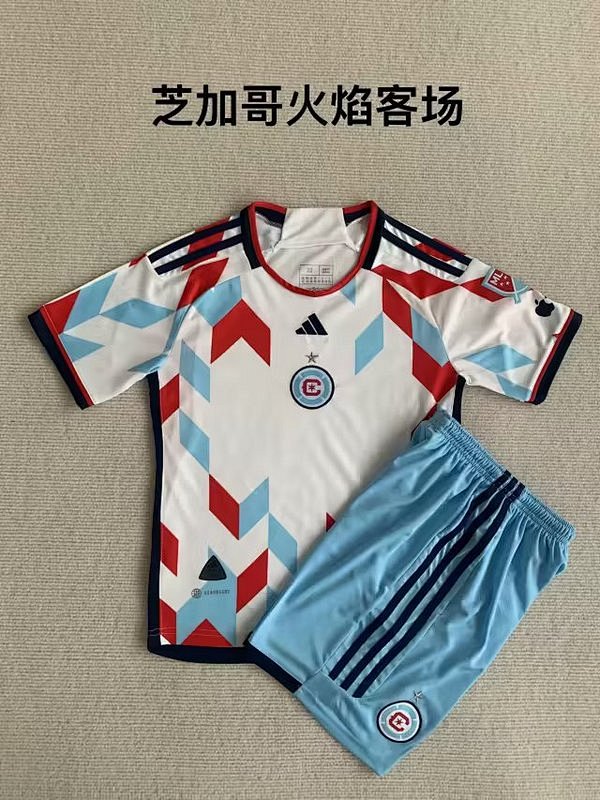 23-24 Chicago Away Kids Jerseys