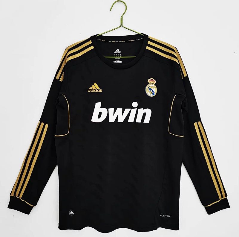 2011-12 Real Madrid Away Retro Long Sleeve Jerseys
