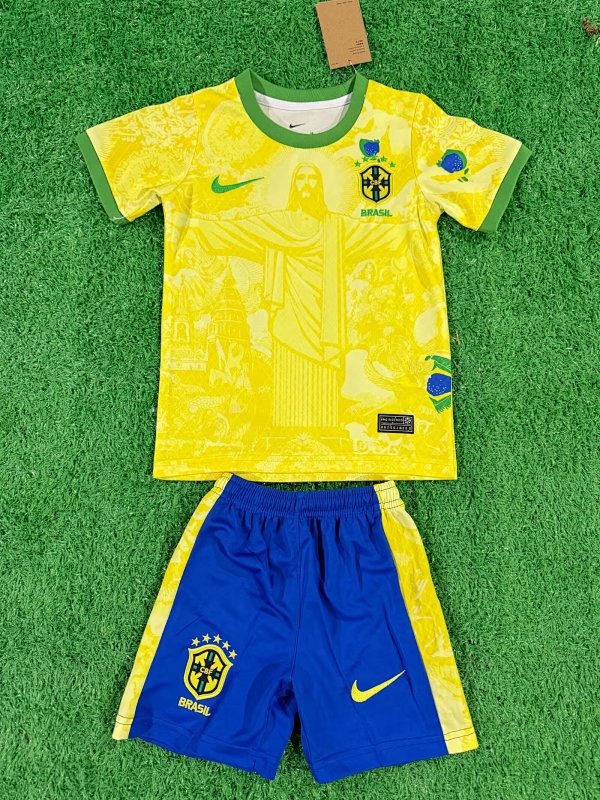 2024 Brazil Kids Jerseys
