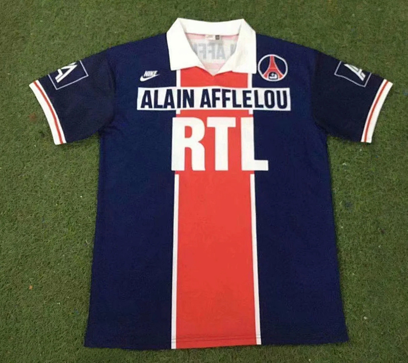 1990-91 Paris Home Retro Jerseys
