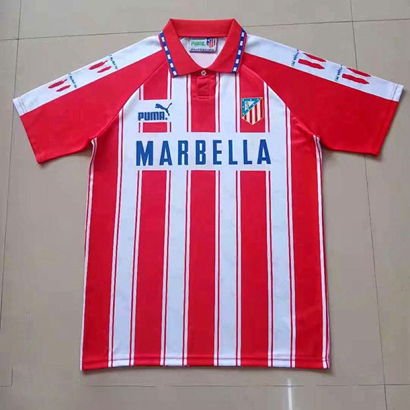 1994-95 Atletico Madrid Home Retro Jerseys