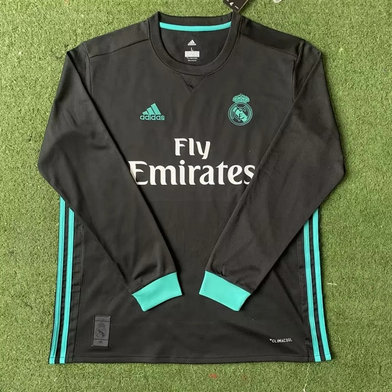 2017-18 Real Madrid Retro Long Sleeve Jerseys