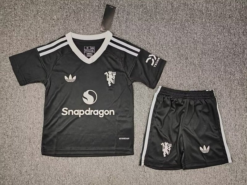 24-25 M-anchester U-nited Goalkeeper Kids Jerseys