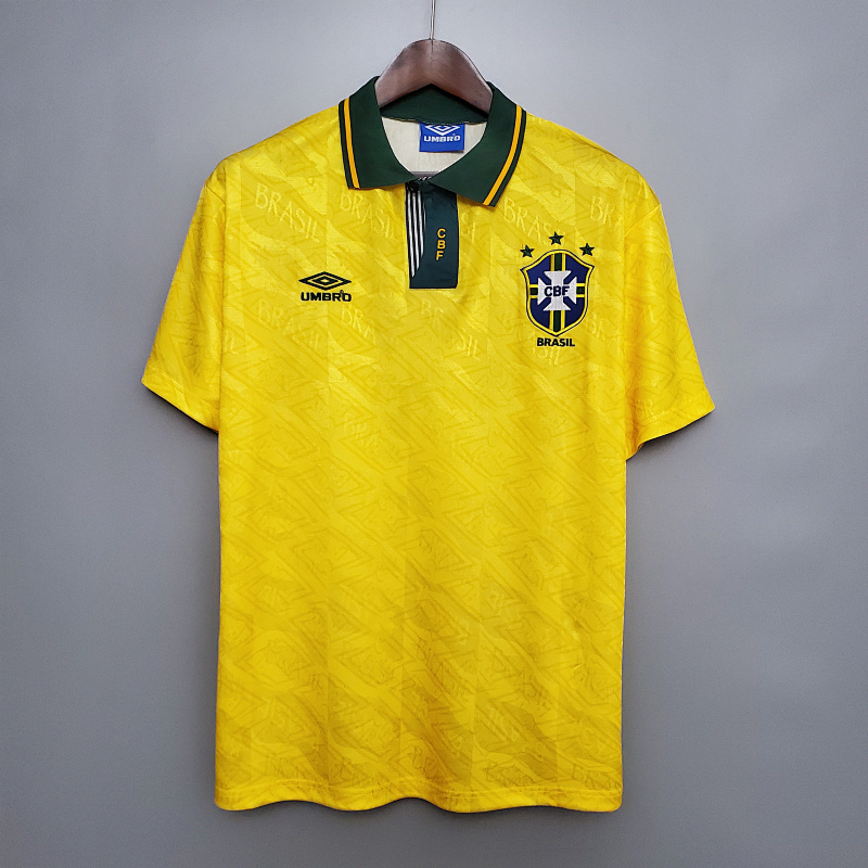 92-93 Brazil Home Retro Jerseys