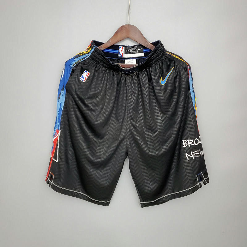 Brooklyn Nets NBA Shorts City Edition Black S-XXL