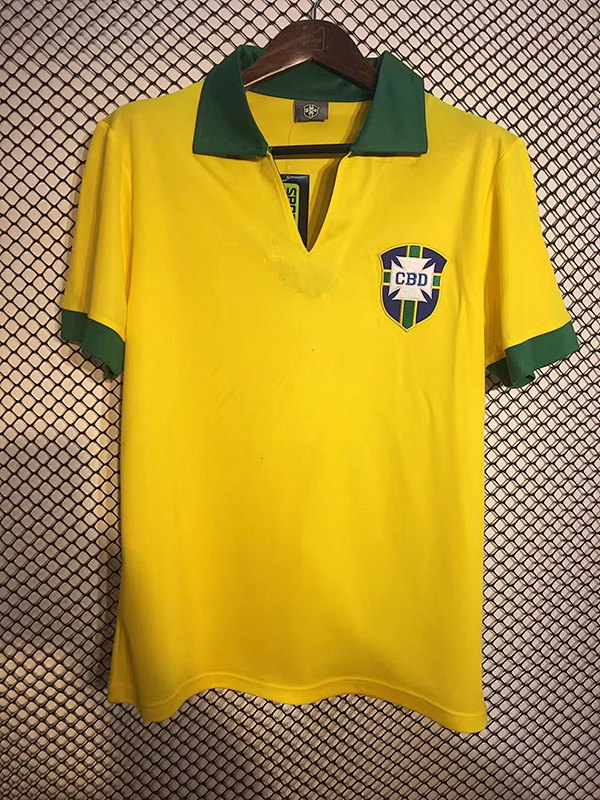 1958 Brazil Home Retro Jerseys