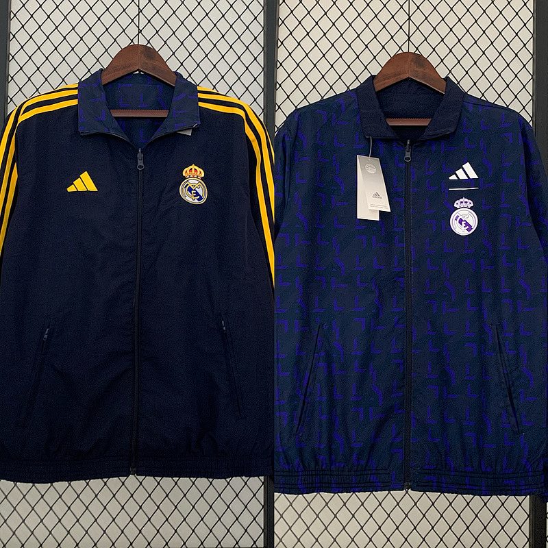 23-24 Real Madrid Both Windbreaker Jackets