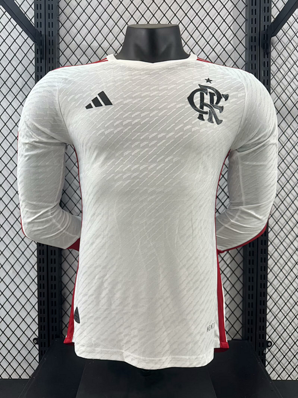 24-25 Flamengo Away Player Long Sleeve Jerseys