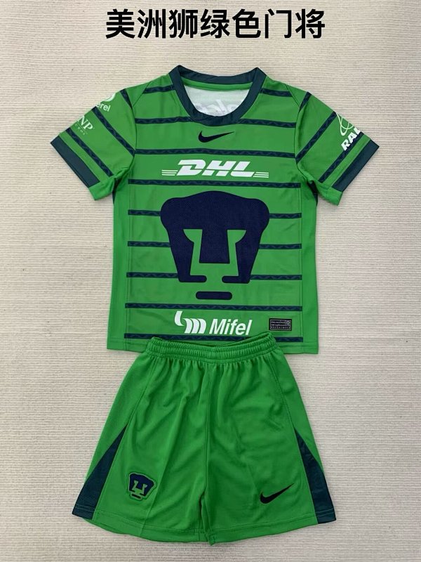 24-25 Pumas Goalkeeper Adults And Kids Jerseys