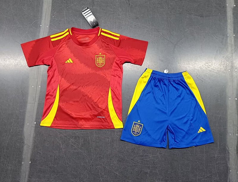 2024 Spain Home Kids Jerseys