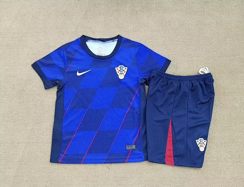 2024 Croatia Away Kids Jerseys