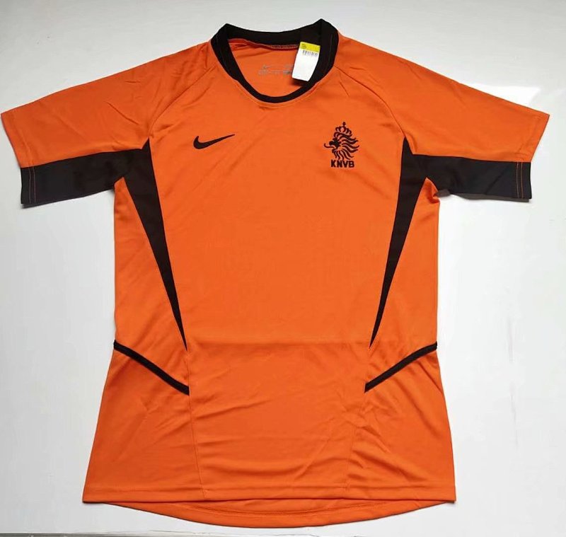 2002 Netherlands Home Retro Jerseys