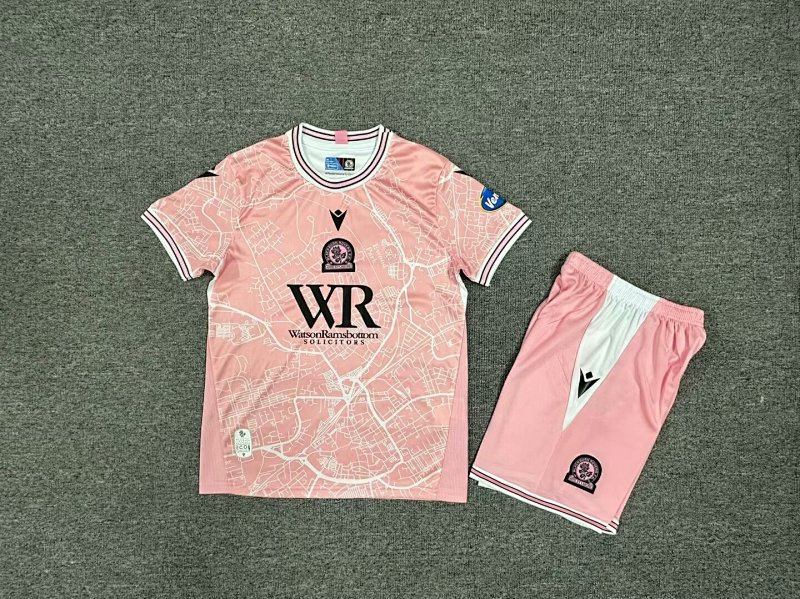 24-25 Blackburn Third Kids Jerseys