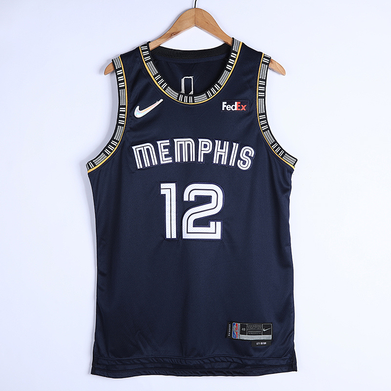 Grizzlies #12 75th Anniversary City Edition Embroidery