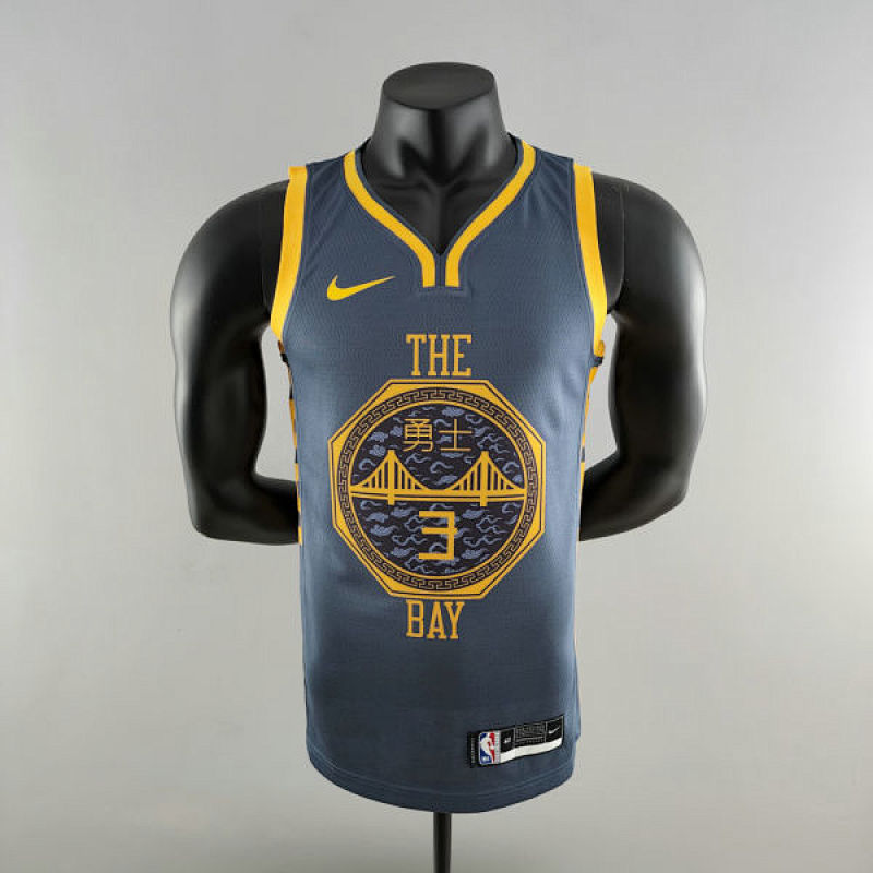 2018 POOLE#3 Golden State Warriors Grey NBA Jersey S-XXL