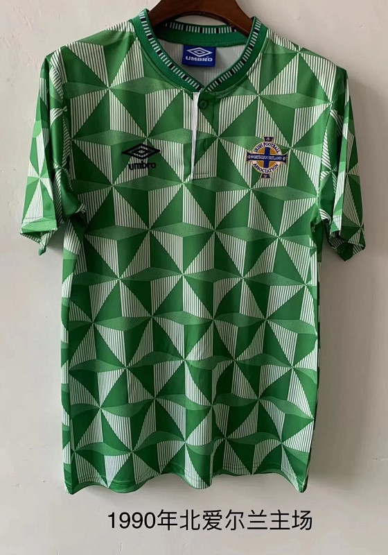 1990 North Ireland Home Retro Jerseys