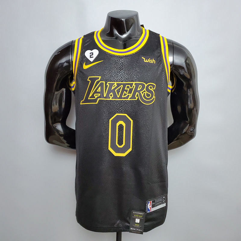 KUZMA #0 Lakers black NBA jersey Size XS-XXL