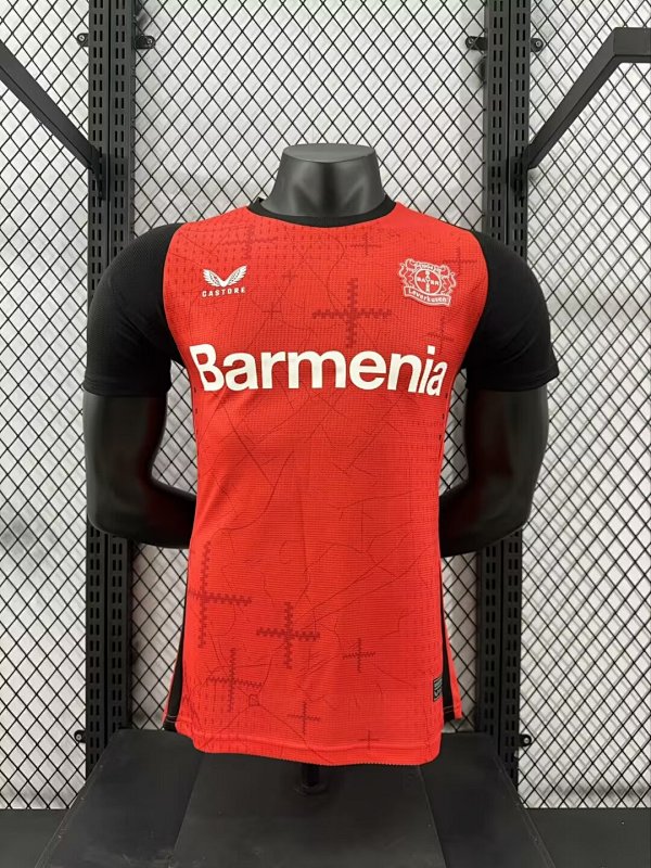 24-25 Leverkusen Home Player Version Jerseys