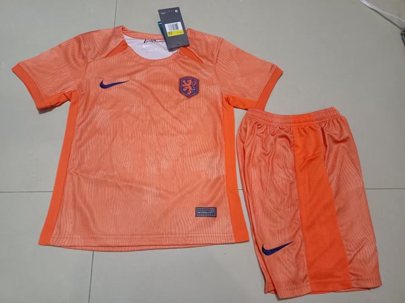 2023 Netherlands Home Kids Jerseys