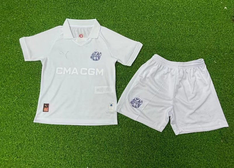24-25 Marseille Kids 125th Jerseys
