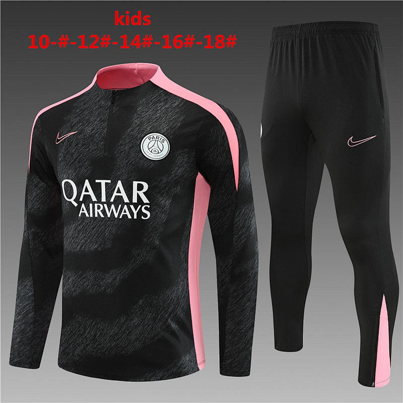 24-25 Paris Kids Long Sleeve Training Suit
