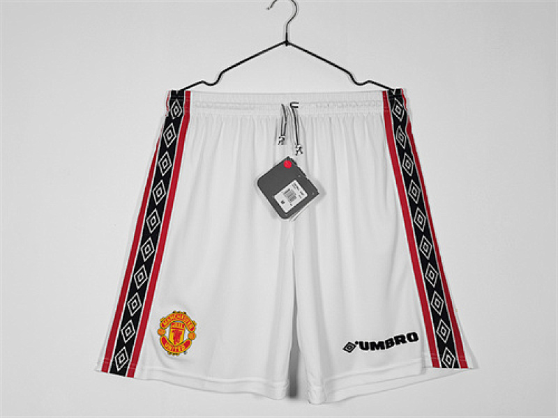 1998-99 M-anchester U-nited Home Retro Shorts