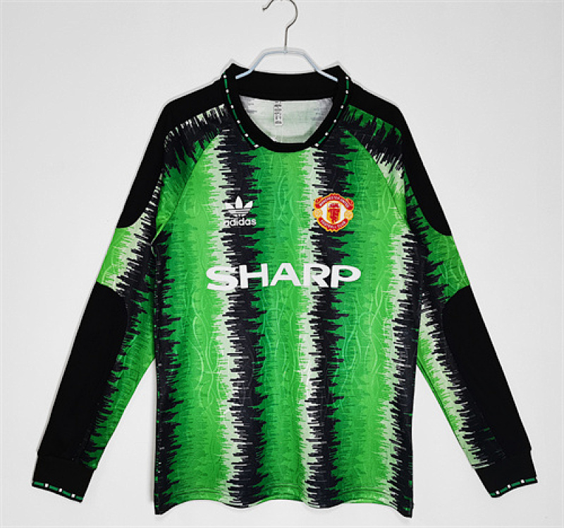 1990-91 M-anchester U-nited Retro Long Sleeve Jerseys