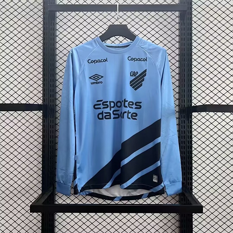 23-24 Club Athletico Paranaense Away Long Sleeve Jerseys
