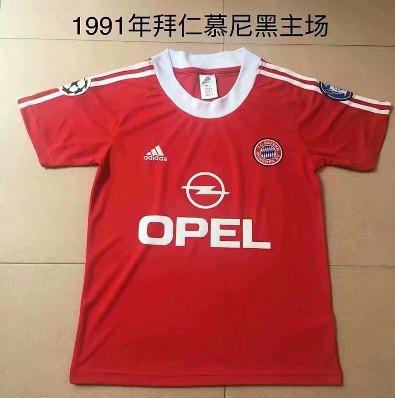 1991 Bayern Home Retro Jerseys